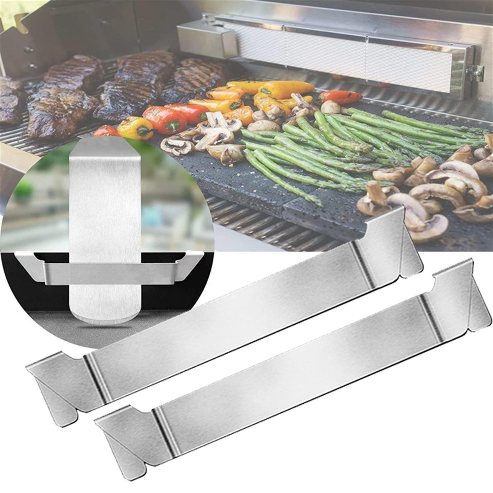 Camping Cooking Flat Top - BBQ Griddle Spatula Holder Steel Barbecue