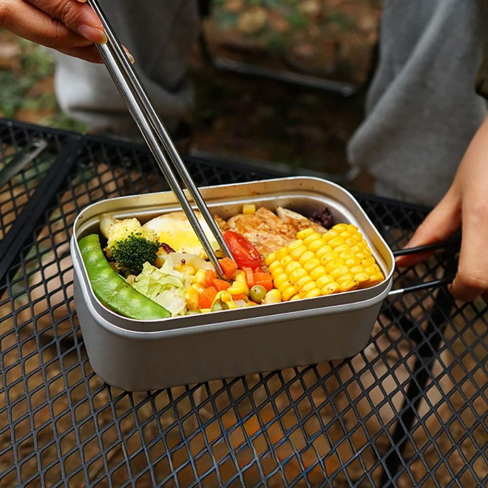 Camping Cooking Kitchen - Ultralight Tableware Camping Cookware Lunch Box