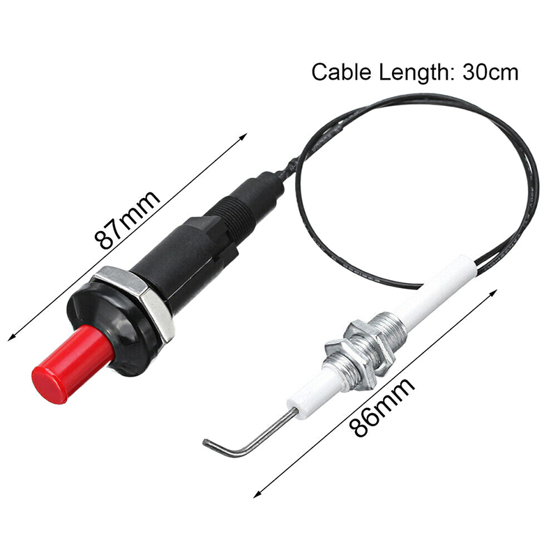 Camping Cooking Kitchen - Push Button Piezo Ignitor With Cable