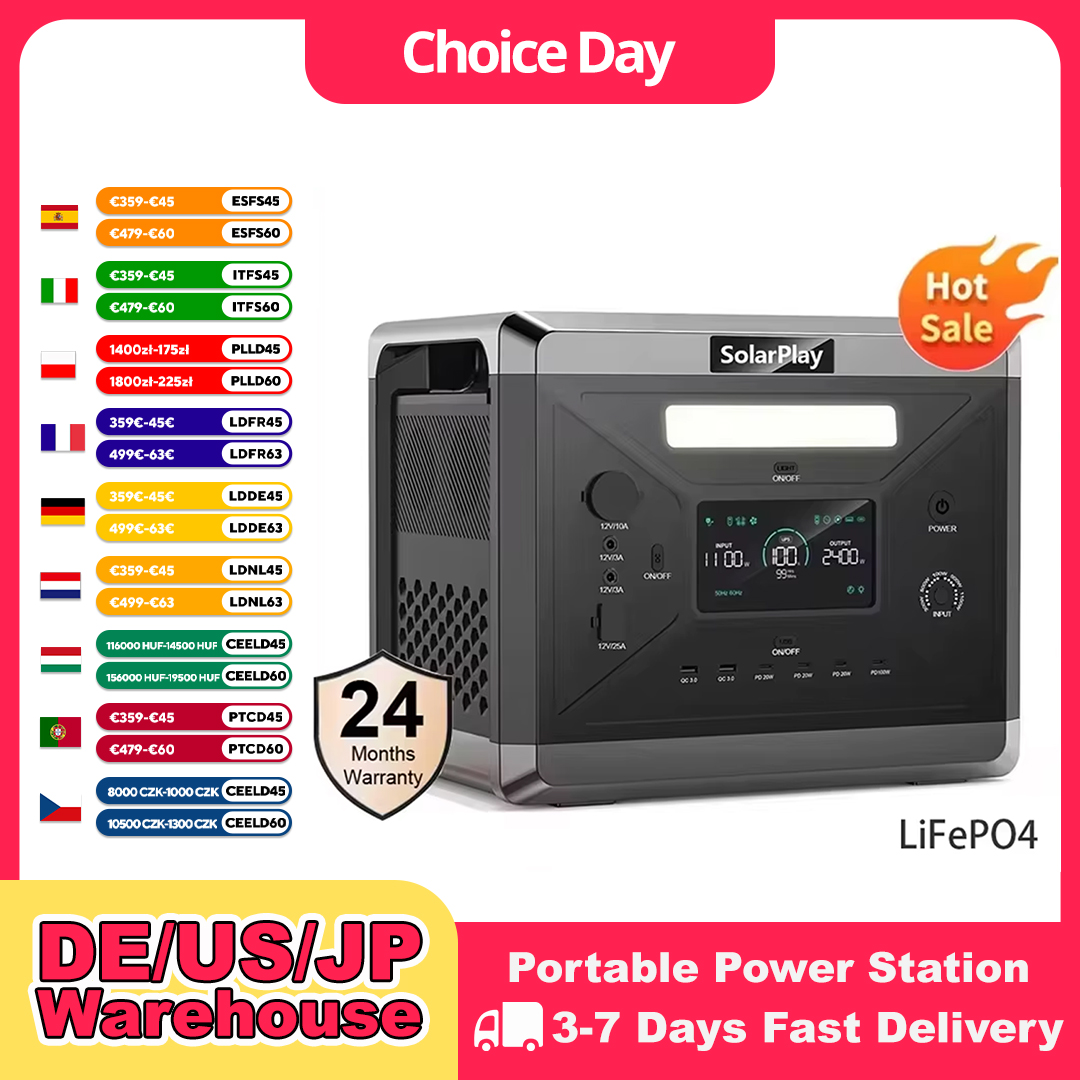 Camping Cooking Utensils Kit - SOLARPLAY Portable Power Station Q2501 For