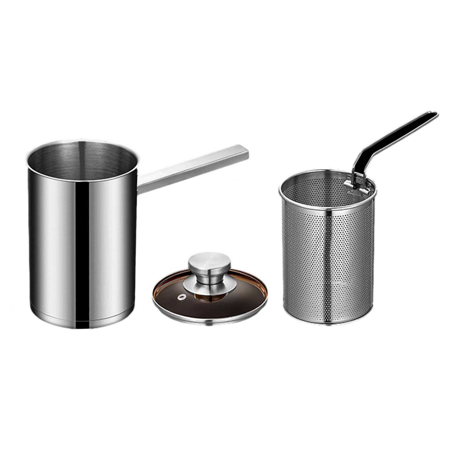 Camping Cooking Basket - Deep Frying Pot Cooking Tool Portable