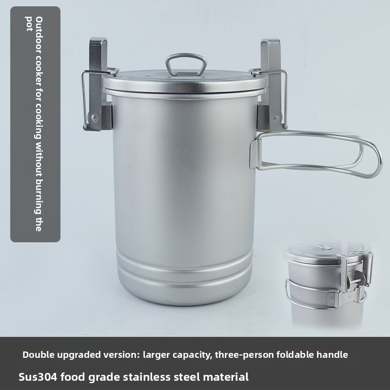 Campfire Cooking - Multi Functional Camping Rice Cook Pot
