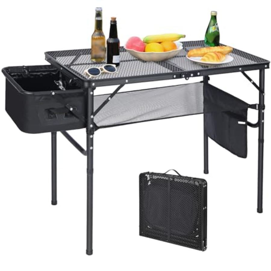 Camp Grill Portable Folding - Folding Portable Grill Table with Sink