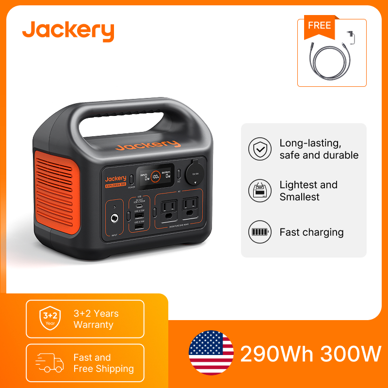 Camping Cooking Utensils Kit - Jackery Portable Power Station Explorer 300New