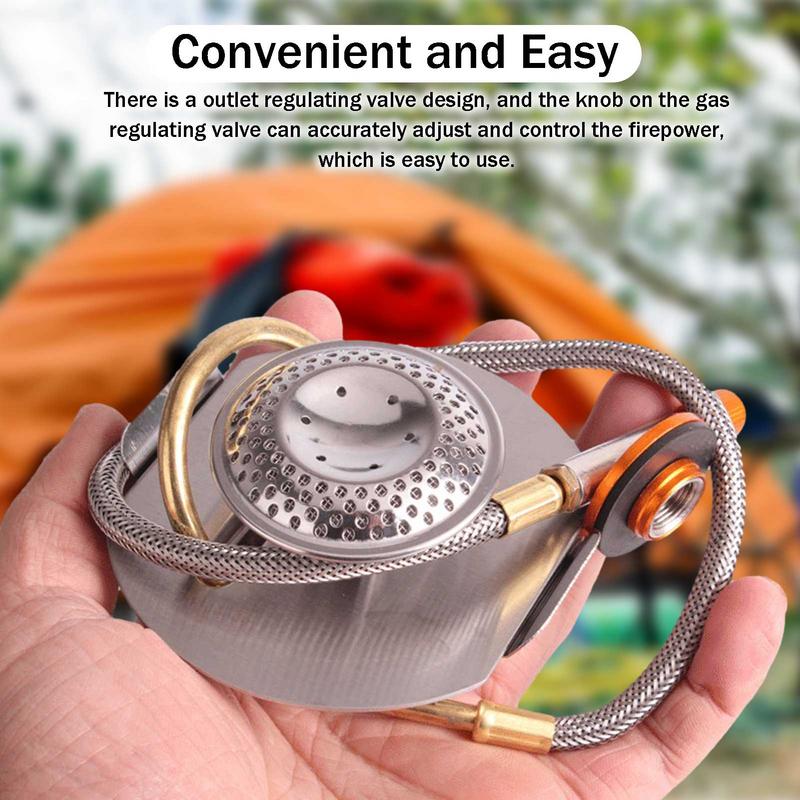 Camping Cooking Hob - Outdoor Camping Gas Stove 3200W Stainless