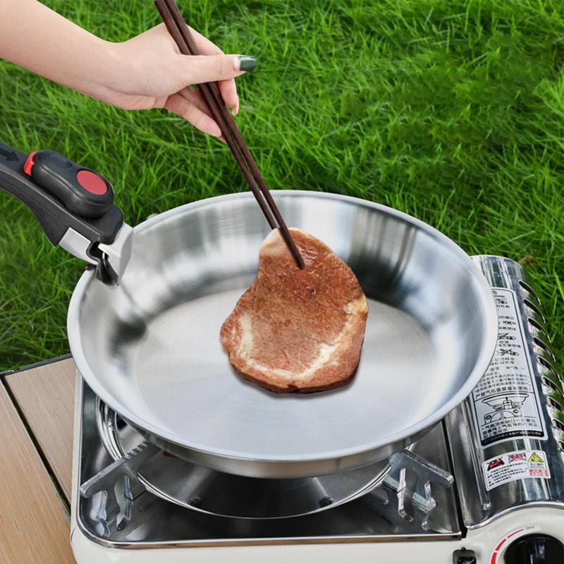 Camping Cooking Cupboard - Outdoor Cookware 316 Stainless Steel Frying