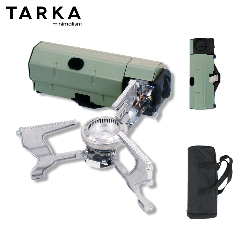 Camping Cooking Lightweight - TARKA Cassette Stove Camping Folding Gas