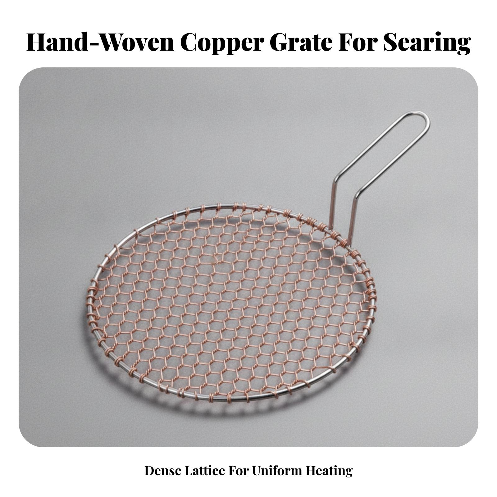 Portable Copper Mesh Round Gri - Camping Cooking Portable 评论和价格