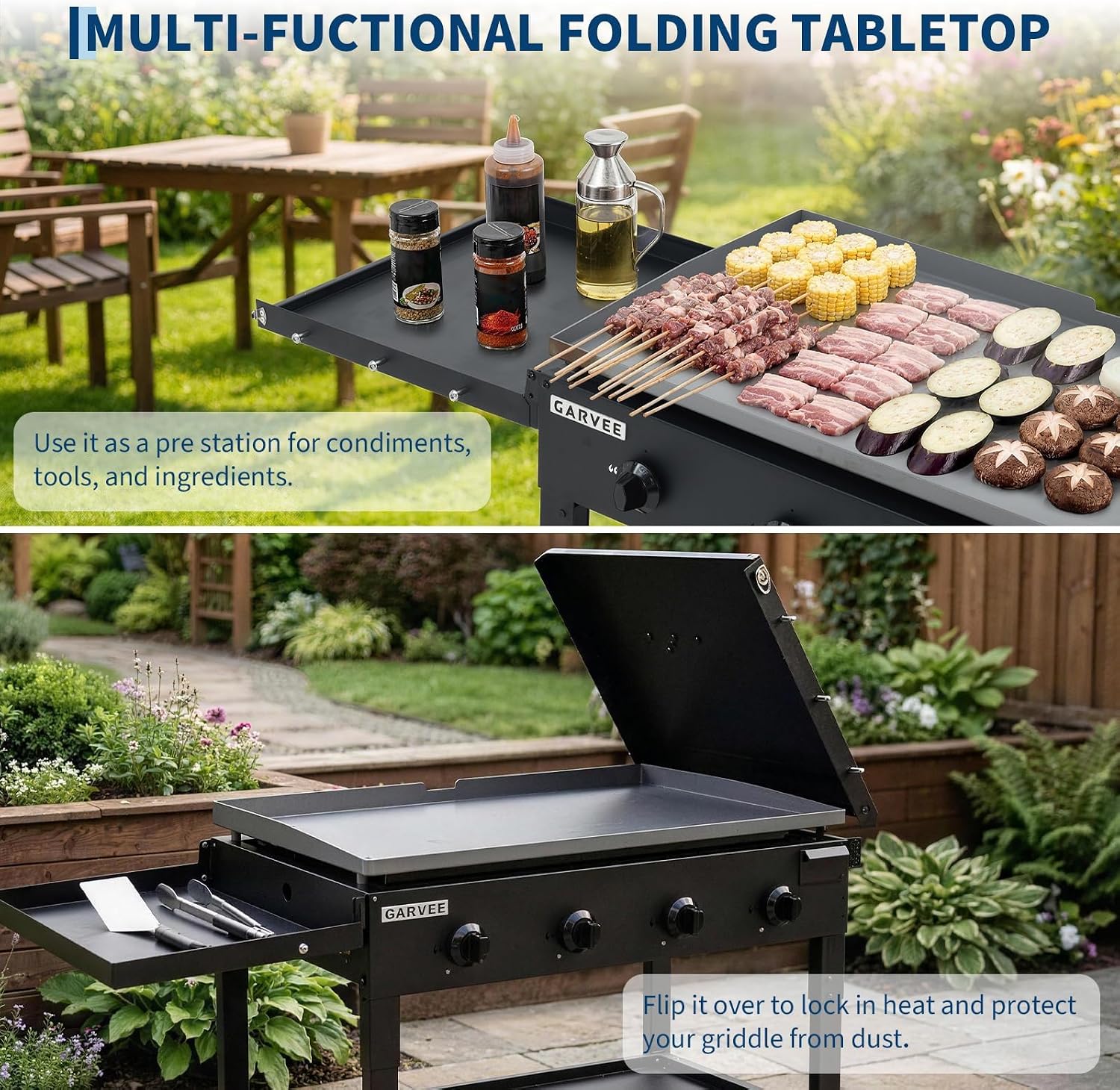Tacleekii 36 Inch Flat Top Gri - Camping Cooking Flat Top 评论和价格