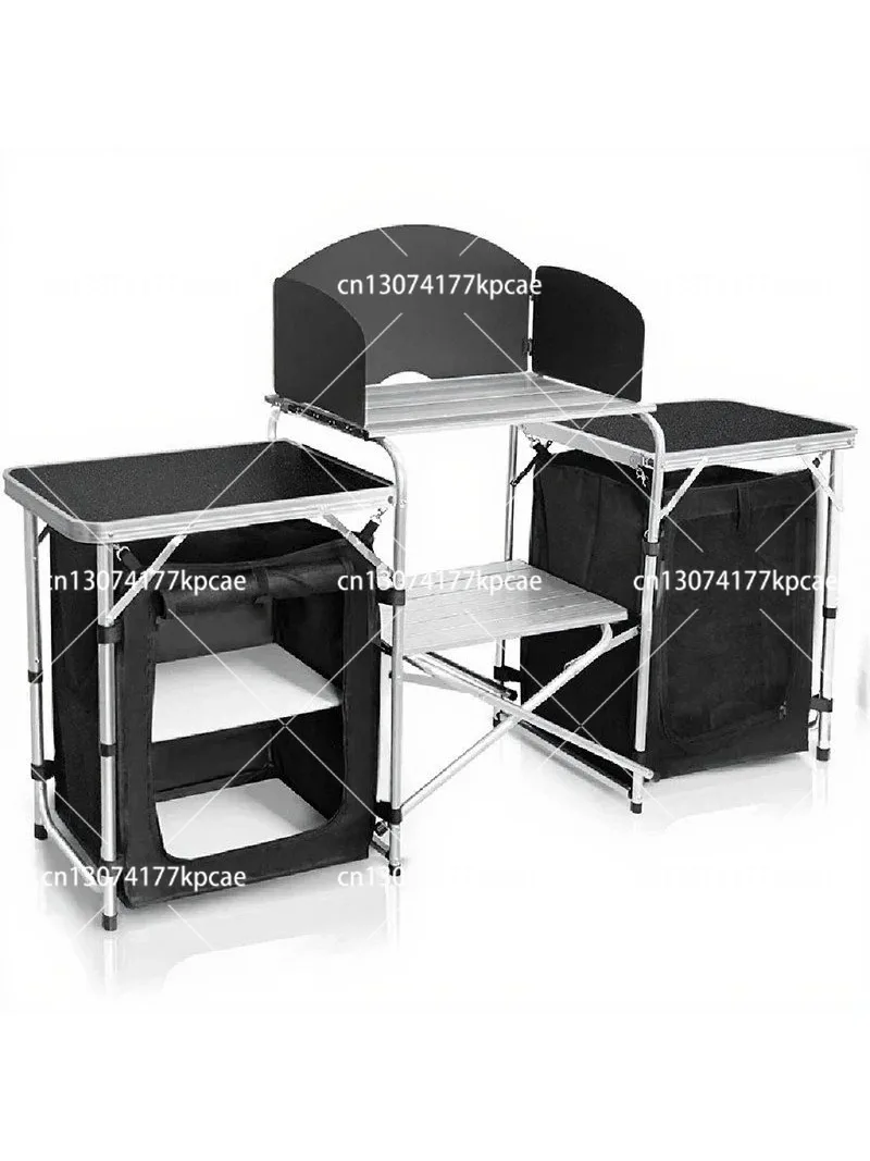 Lightweight Aluminum Outdoor C - Camping Cooking Table With Storage 评论和价格
