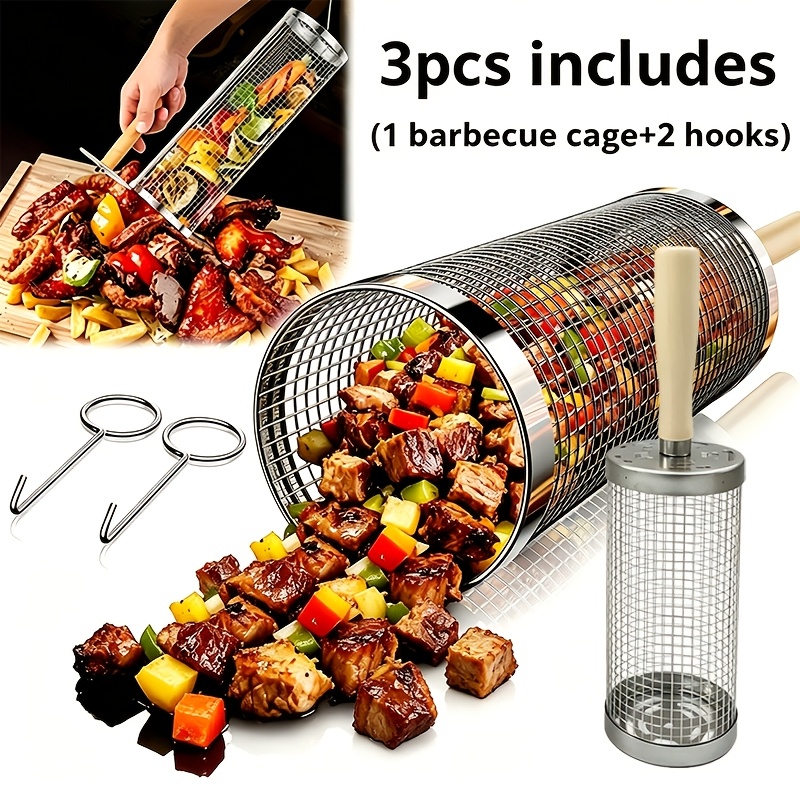 3Pcs Stainless Steel BBQ Cage  - Camping Cooking Trangia 评论和价格