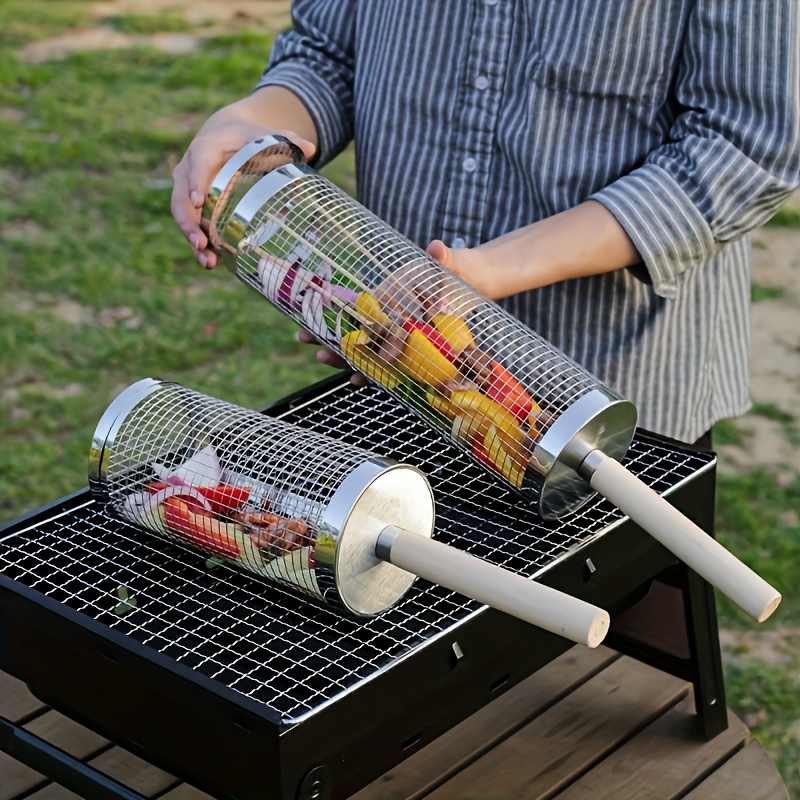 3Pcs Stainless Steel BBQ Cage  - Camping Cooking Trangia 评论和价格