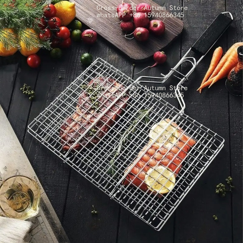 Folding Portable Outdoor Campi - Camping Cooking Basket 评论和价格