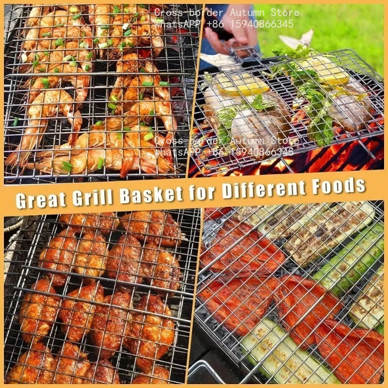 Folding Portable Outdoor Campi - Camping Cooking Basket 评论和价格
