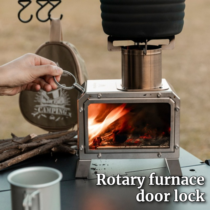 Stainless Steel Square Firewoo - Camping Cooking Portable 评论和价格