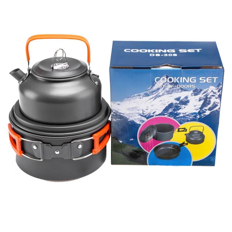 Outdoor Pot Pan Kettle Camping - Camping Cooking Kit 评论和价格