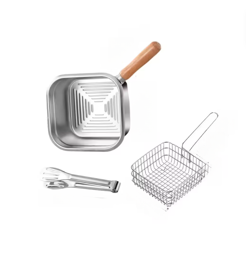 1 Set 316 Stainless Steel Squa - Camping Cooking Basket 评论和价格