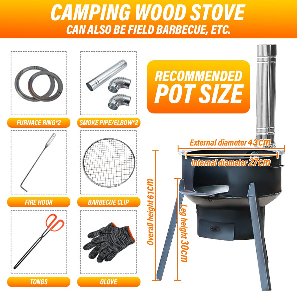 43cm Portable Detachable Outdo - Camping Cooking Hot Plate 评论和价格