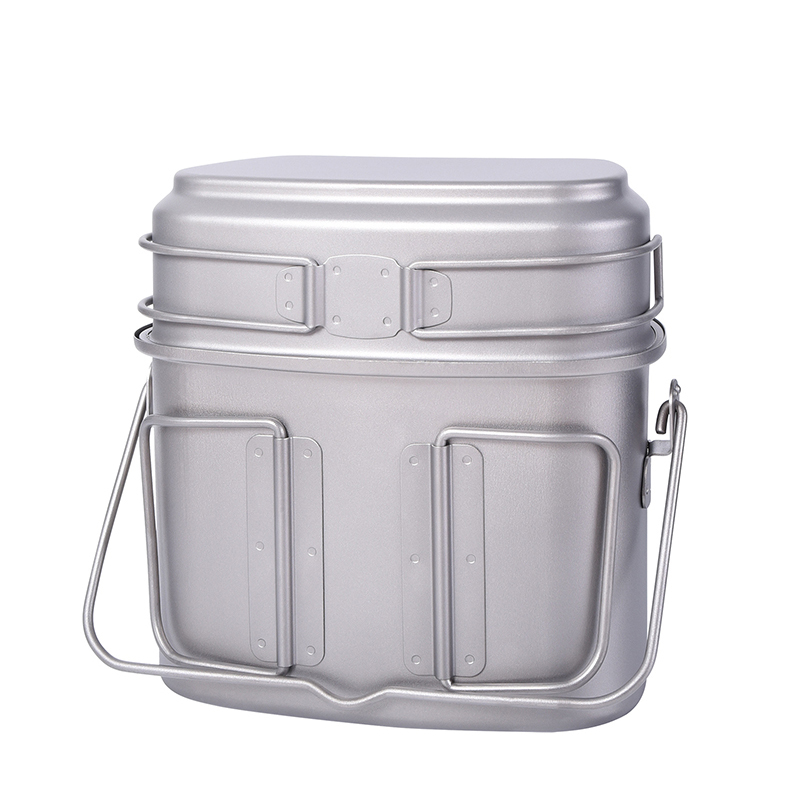 1.5L Outdoor Military Canteen  - Camping Cooking Kit 评论和价格