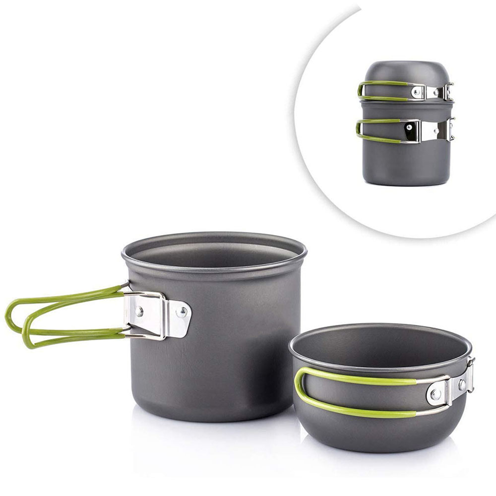 Ultralight Camping Pots Cookwa - Camping Cooking Kit 评论和价格