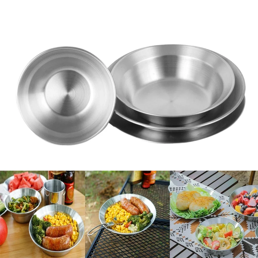 Stainless Steel Dinnerware Set - Camping Cooking Dishes 评论和价格