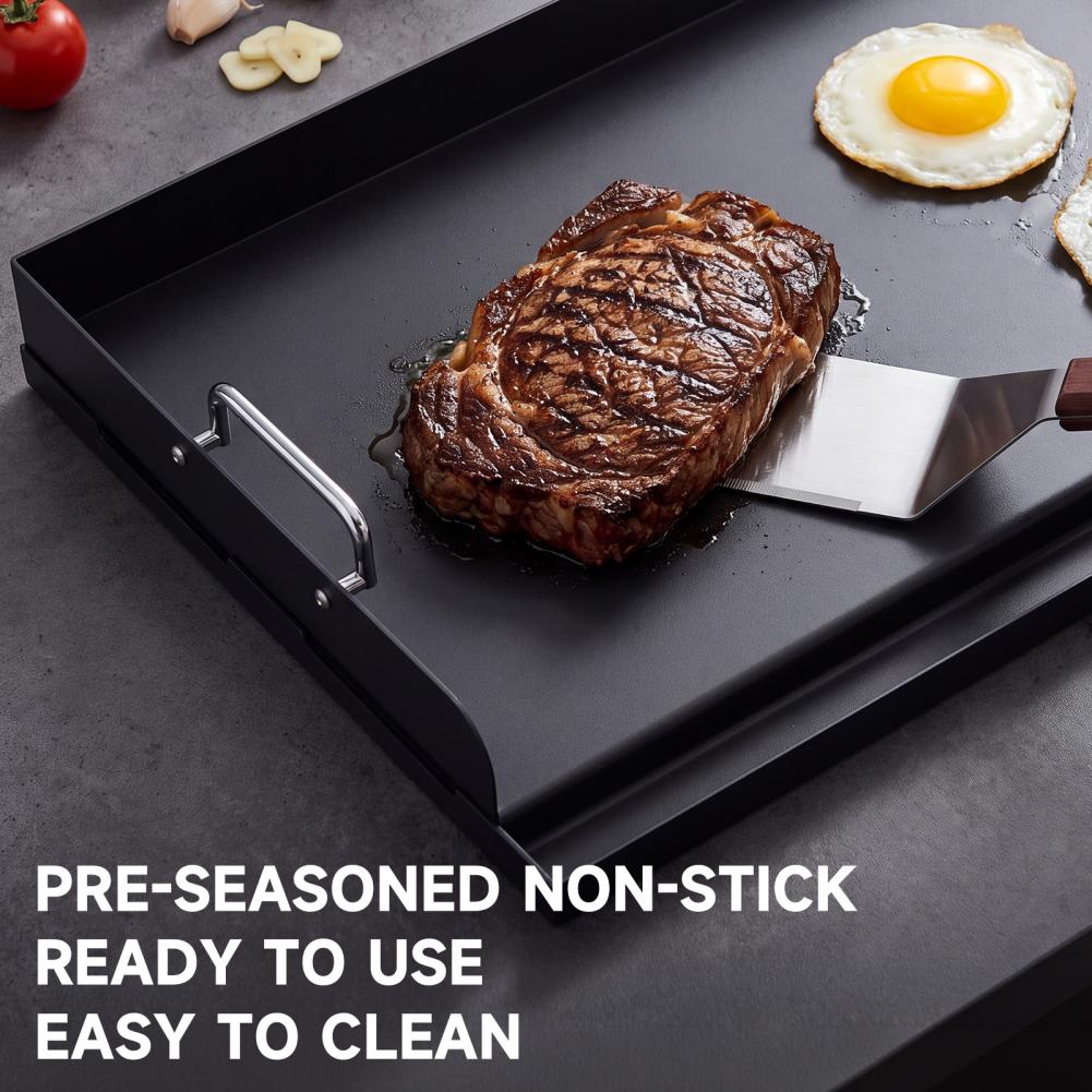 Non Stick Cast Iron Griddle Th - Camping Cooking Flat Top 评论和价格