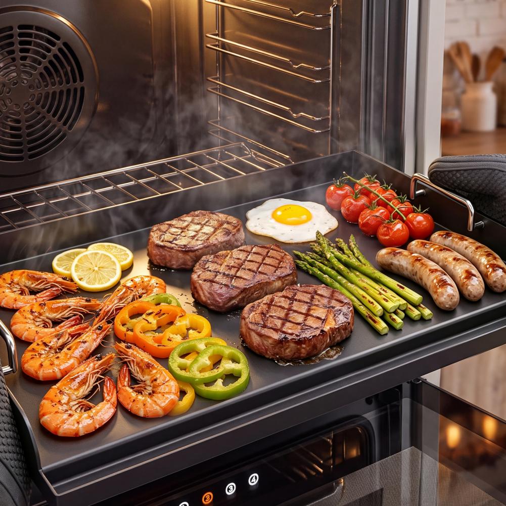 Non Stick Cast Iron Griddle Th - Camping Cooking Flat Top 评论和价格