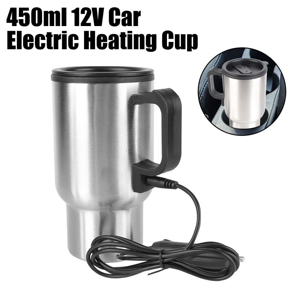 12V 450ml Car Coffee Mug Inter - Camping Cooking Electric 评论和价格