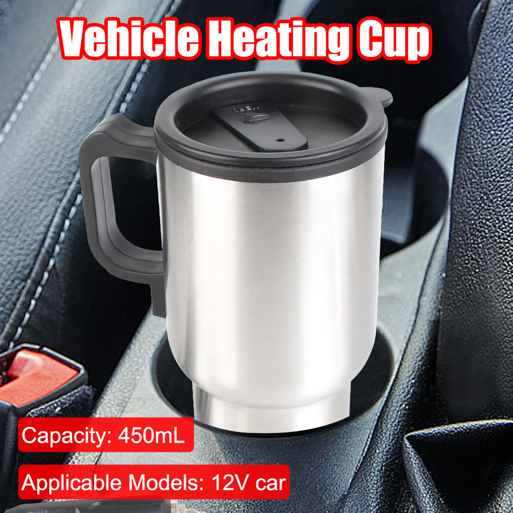 12V 450ml Car Coffee Mug Inter - Camping Cooking Electric 评论和价格