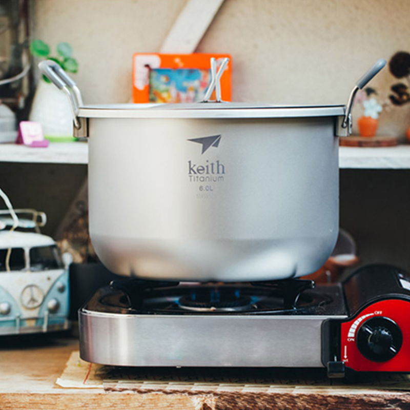 Keith-Camping Cooking Set, Tit - Camping Cooking Kit 评论和价格