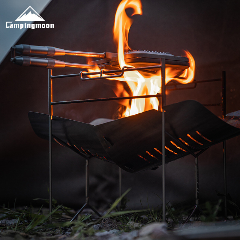 CAMPINGMOON SOLO-A4 Outdoor Po - Camp Grill Portable Folding 评论和价格