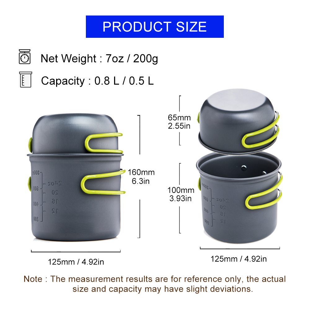 Widesea Ultralight Camping Coo - Camping Cooking Dishes 评论和价格