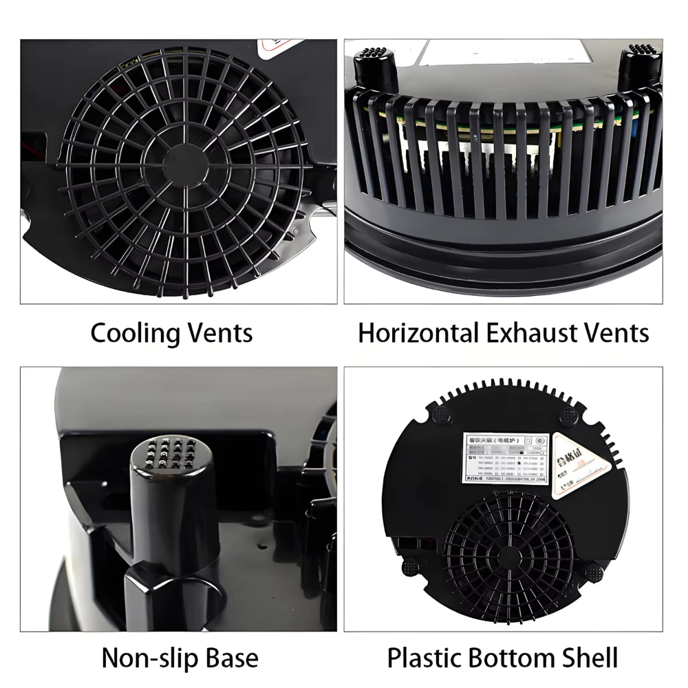 220V 1200W Round Built-in Indu - Camping Cooking Hot Plate 评论和价格