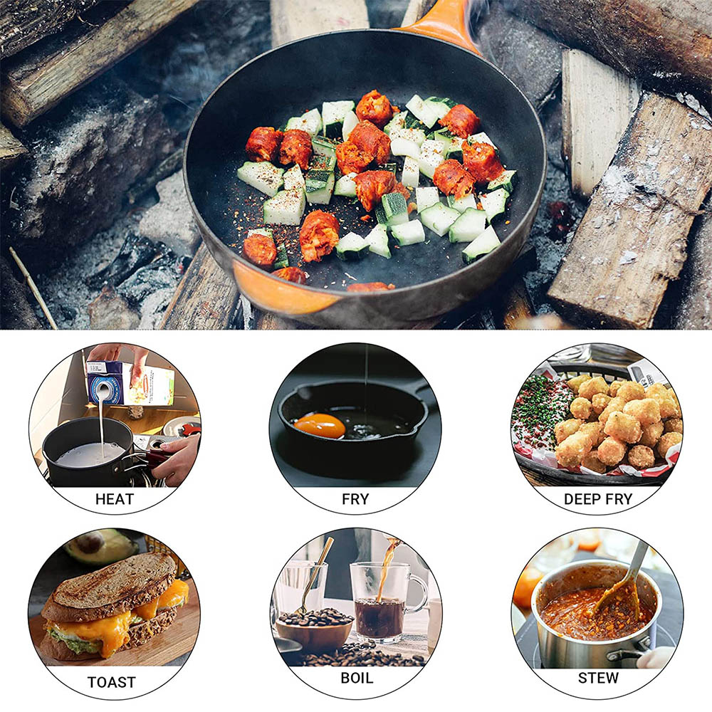 Outdoor cooking 3-4 person pic - Camping Cooking Kit 评论和价格