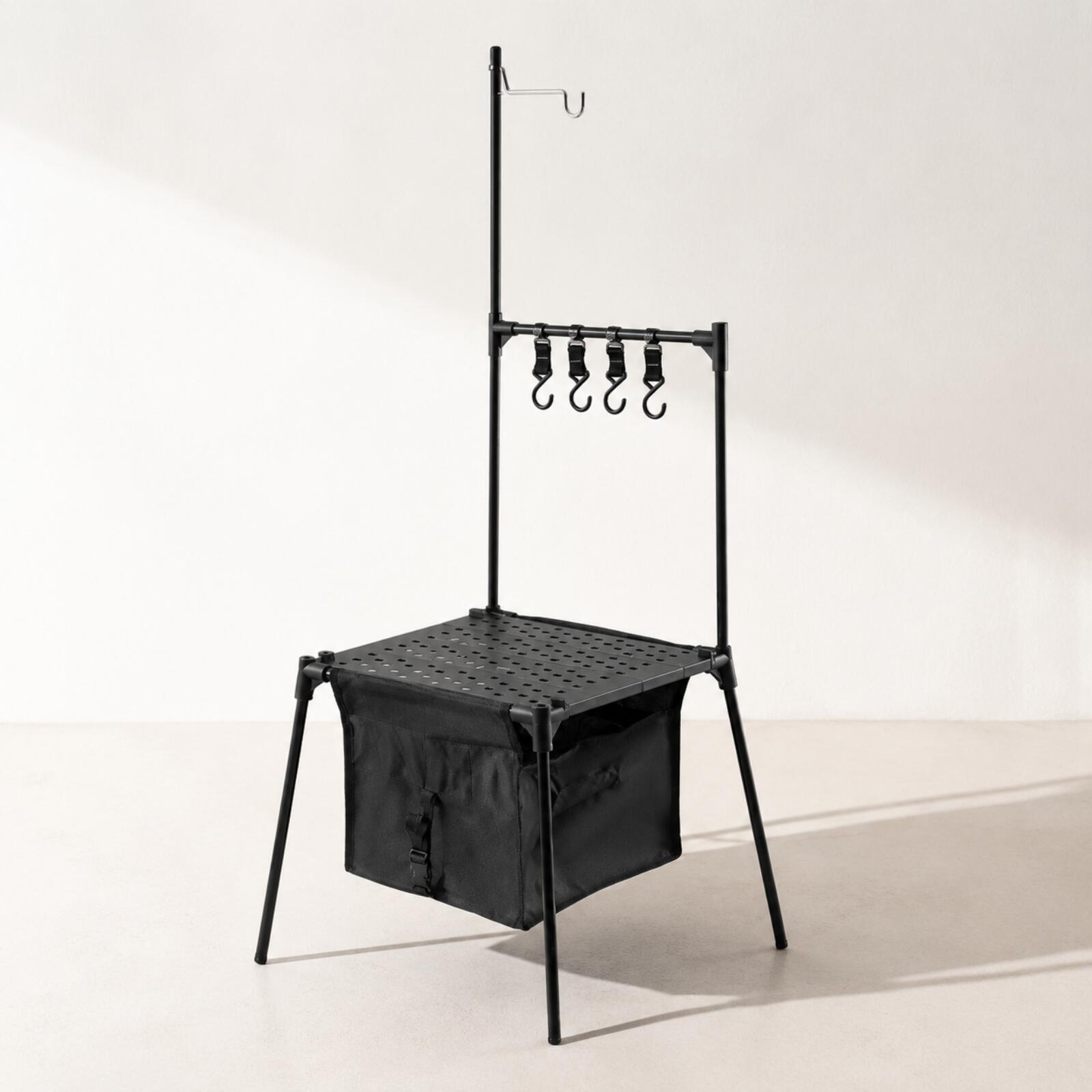 Aluminum Folding Camp Table Fo - Camping Cooking Table With Storage 评论和价格