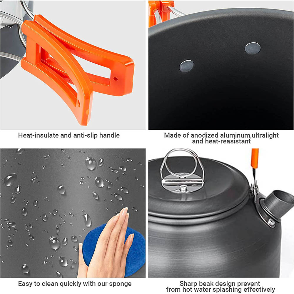 1pcs/1set Camping Cookware Kit - Camping Cooking Kit 评论和价格