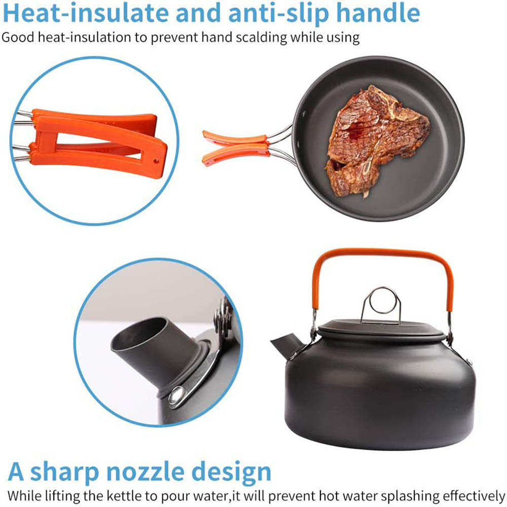 1pcs/1set Camping Cookware Kit - Camping Cooking Kit 评论和价格