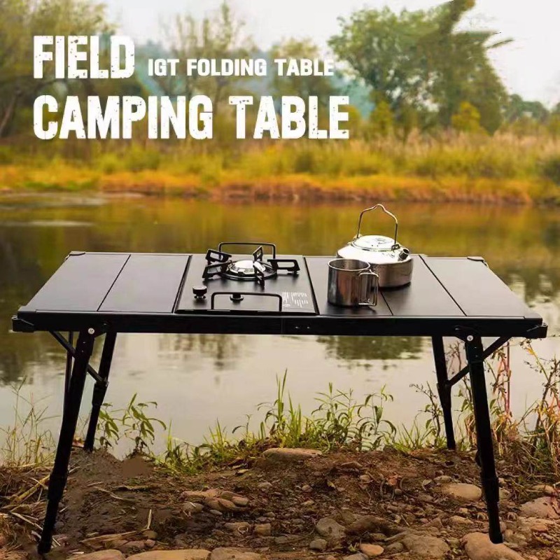 Outdoor folding table camping  - Camping Cooking Table With Storage 评论和价格