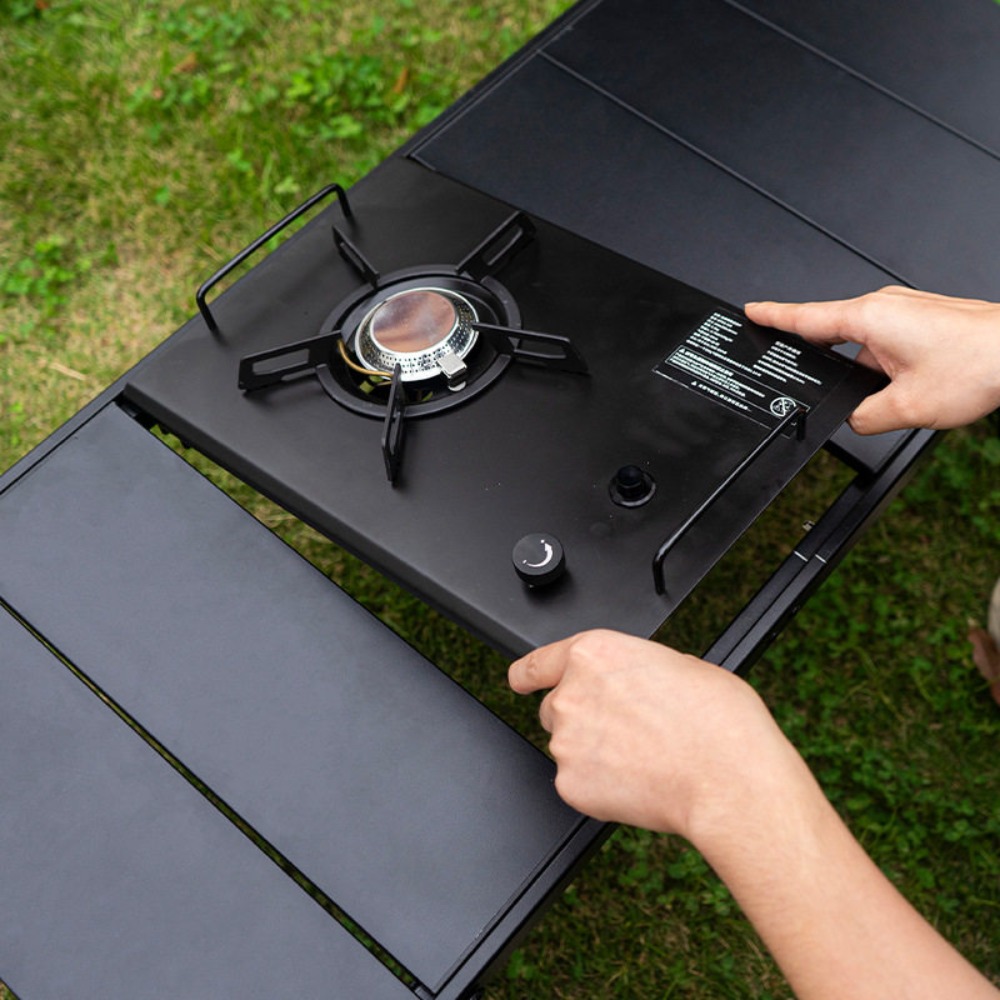 Outdoor folding table camping  - Camping Cooking Table With Storage 评论和价格