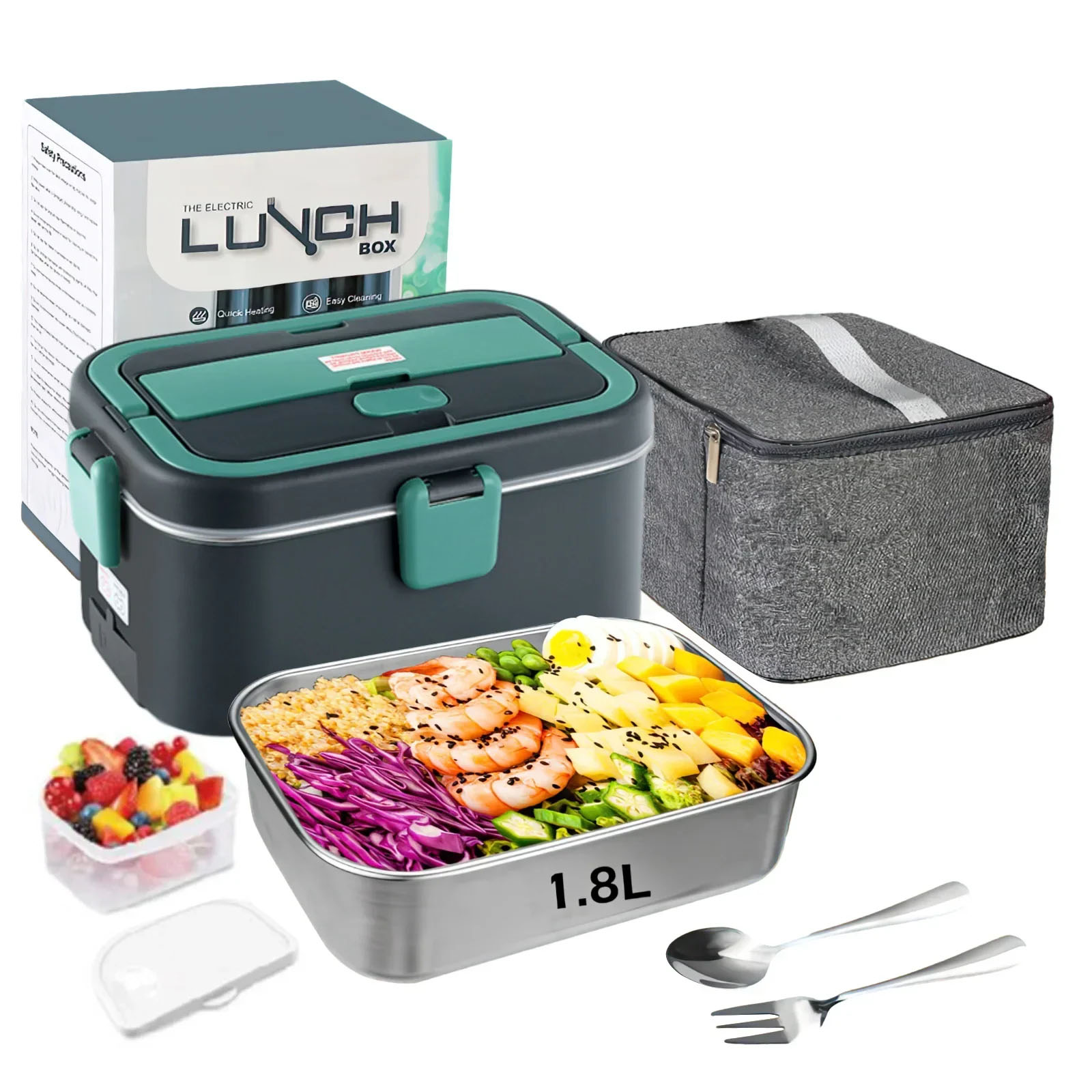 Electric Lunch Box Food Warmer - Camping Cooking Electric 评论和价格
