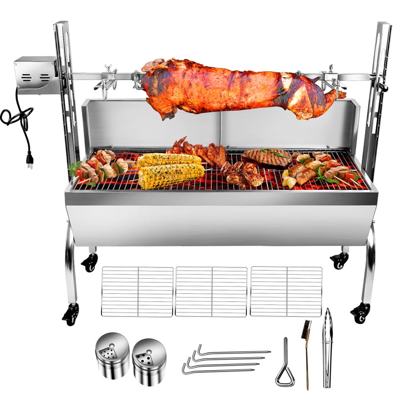 2-in-1 Barbecue Grill Roaster  - Camping Cooking Equipment Electric 评论和价格
