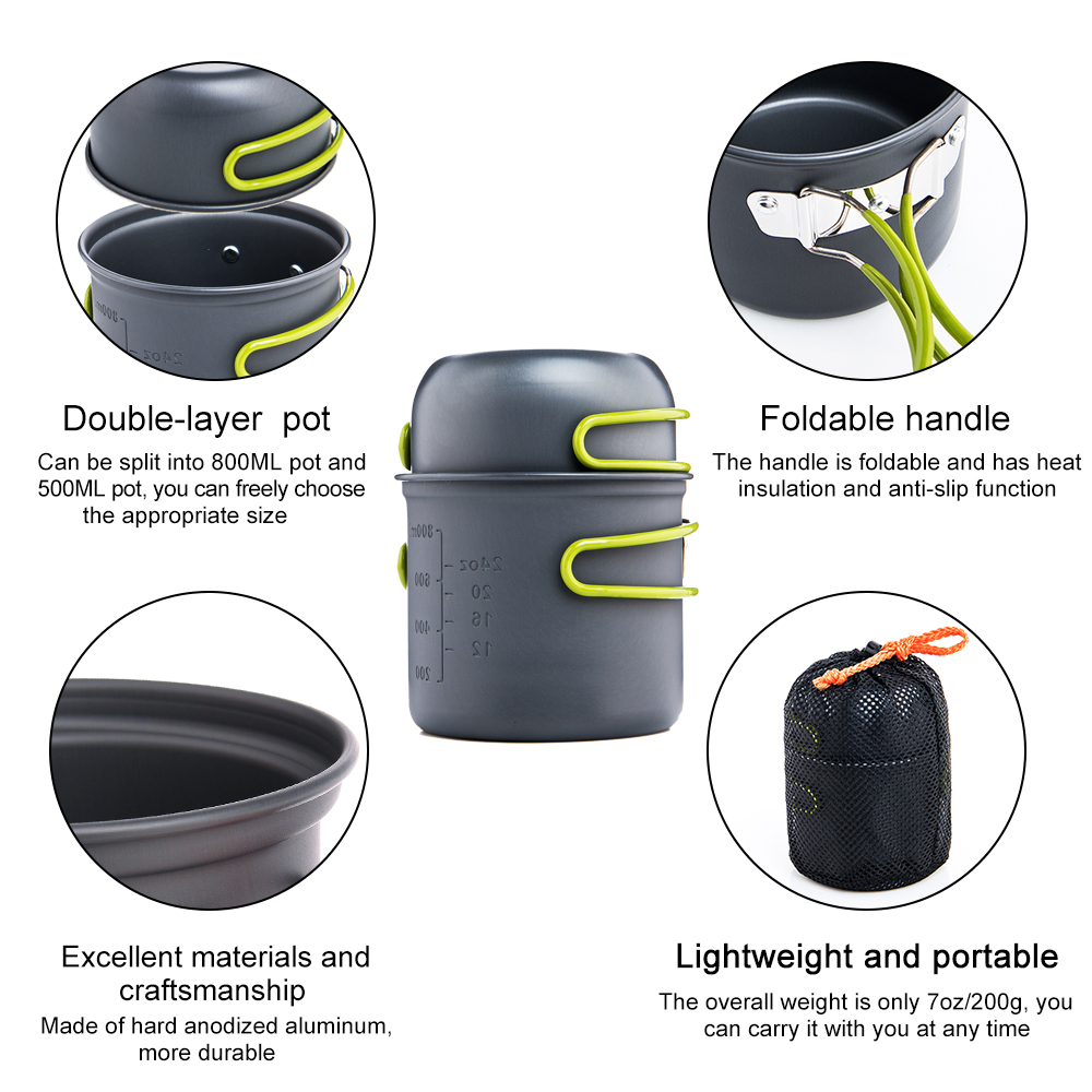 Widesea Ultralight Camping Coo - Camping Cooking Dishes 评论和价格