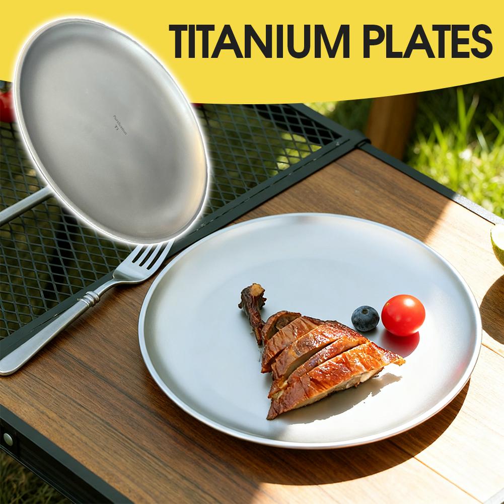 Pure Titanium Camping Plate Ul - Camping Cooking Dishes 评论和价格