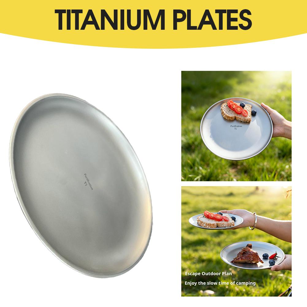 Pure Titanium Camping Plate Ul - Camping Cooking Dishes 评论和价格