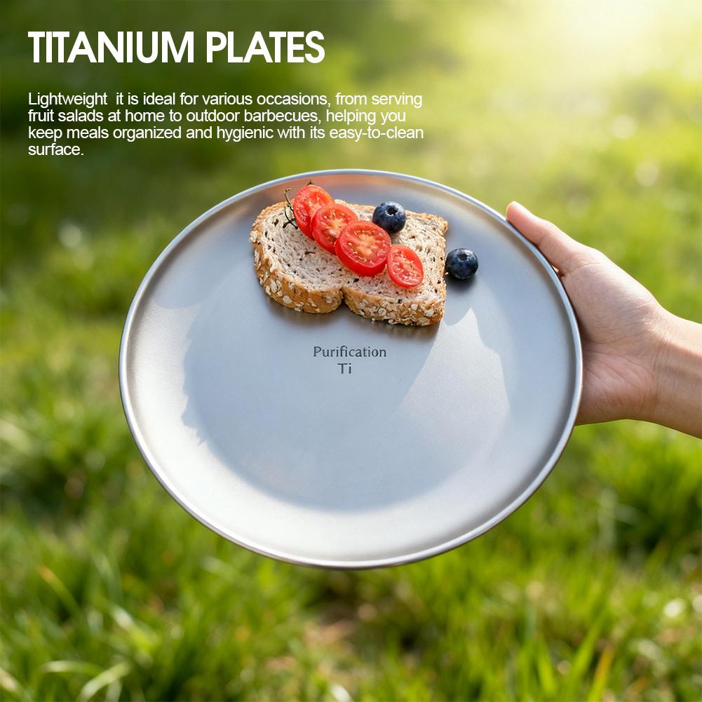 Pure Titanium Camping Plate Ul - Camping Cooking Dishes 评论和价格