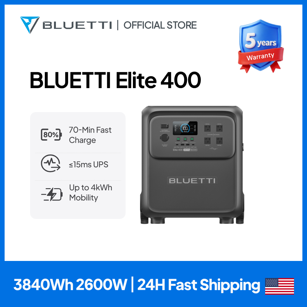 BLUETTI Elite 400 2600W 3840Wh - Camping Cooking Utensils Kit 评论和价格