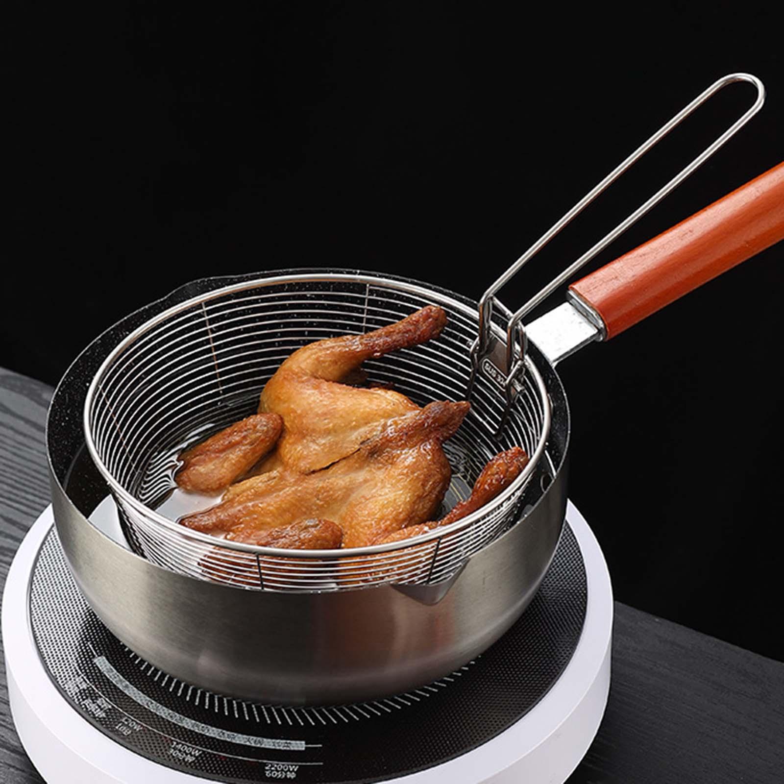Frying Basket Stainless Steel  - Camping Cooking Basket 评论和价格