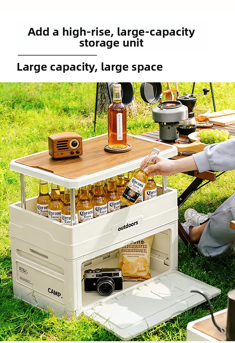 Camping Folding Storage Box Wo - Camping Cooking Utensils Kit 评论和价格