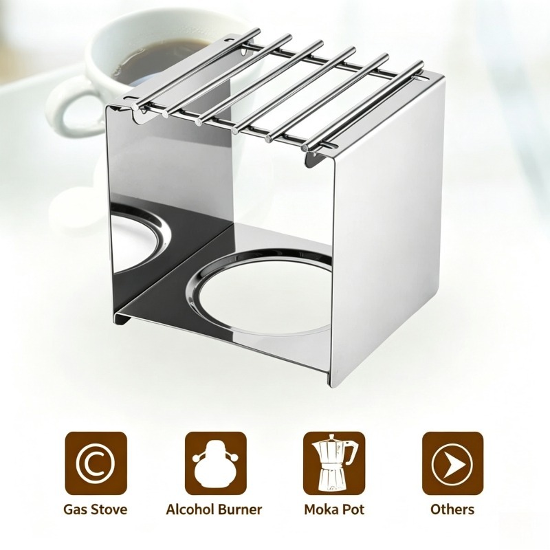 Stainless Steel Square Coffee  - Camping Cooking Equipment 评论和价格