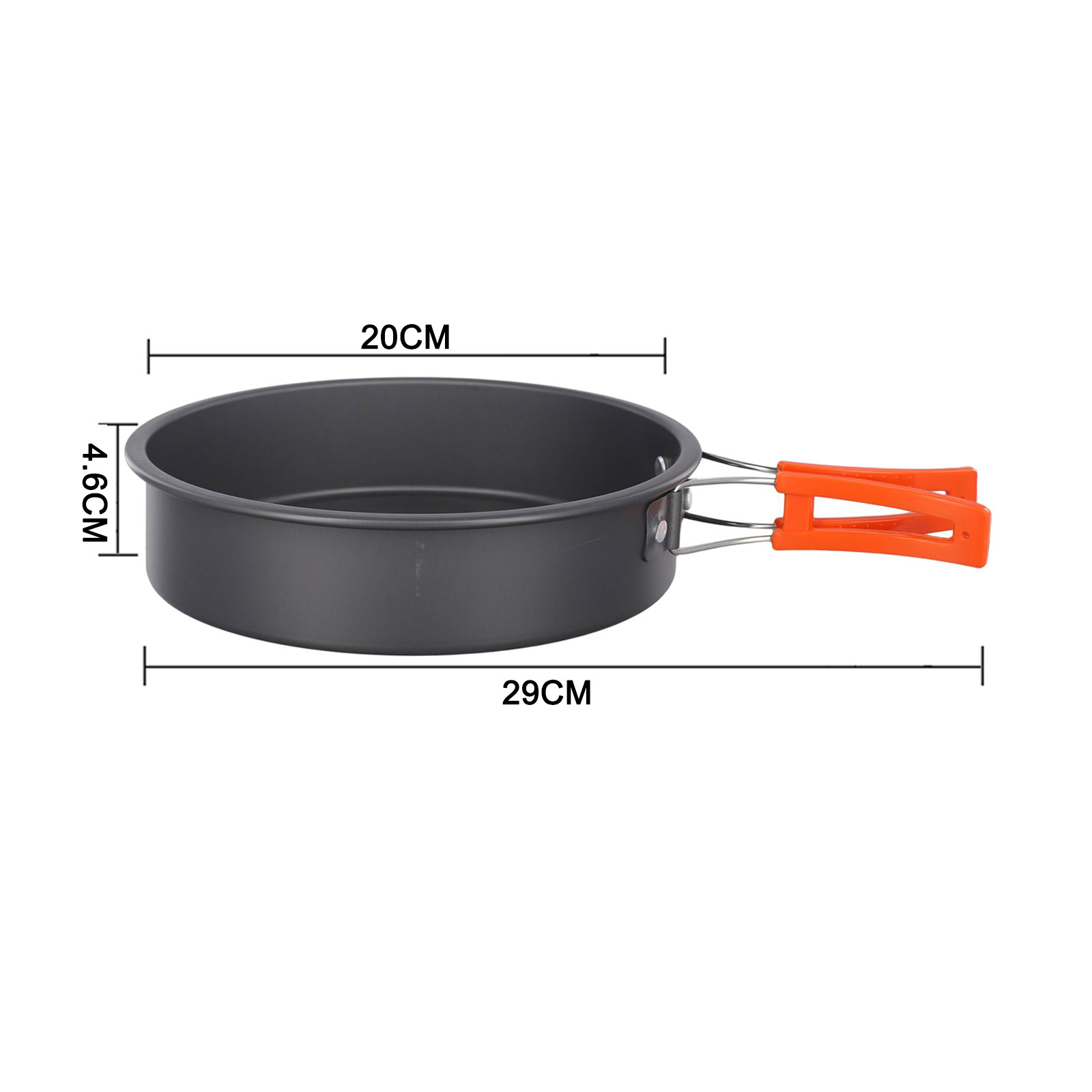 1pc Frying Pan Alumina Conduct - Camping Cooking Cupboard 评论和价格
